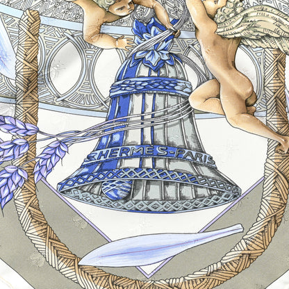 Hermes Silk Le J'Aime Scarf 90 2 of 3