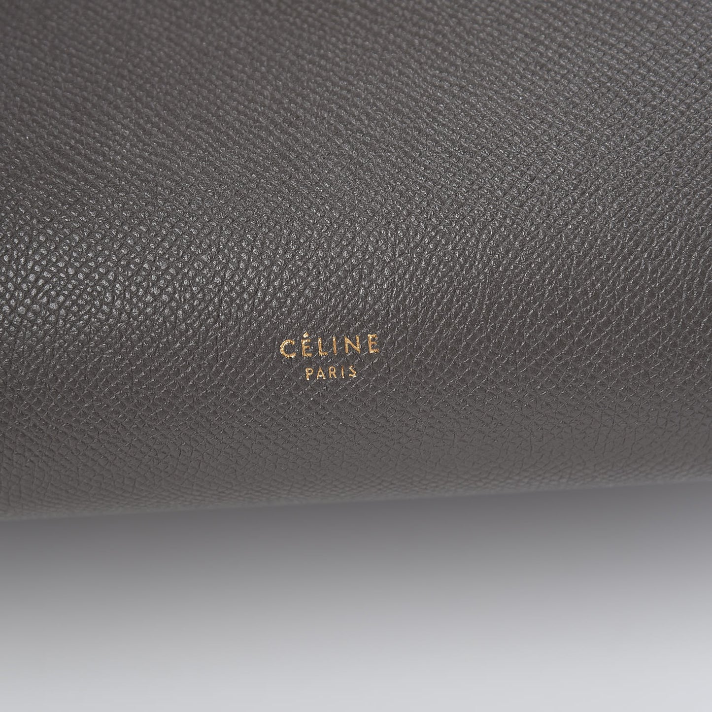Grained Calfskin Mini Belt Bag Grey