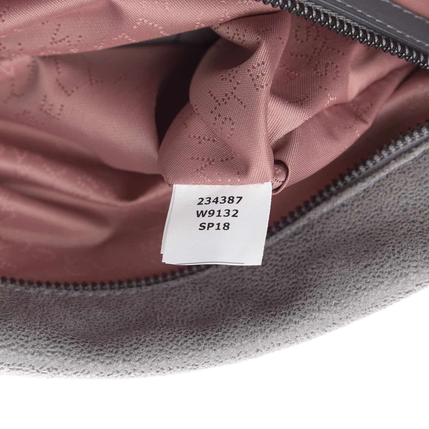 Stella McCartney Shaggy Deer Falabella Fold Over Tote Grey 7 of 9