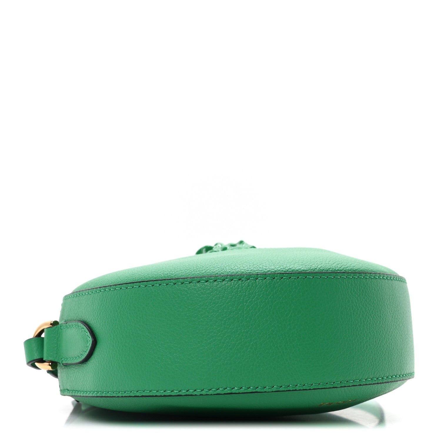Versace Calfskin La Medusa Round Camera Bag Green 4 of 9