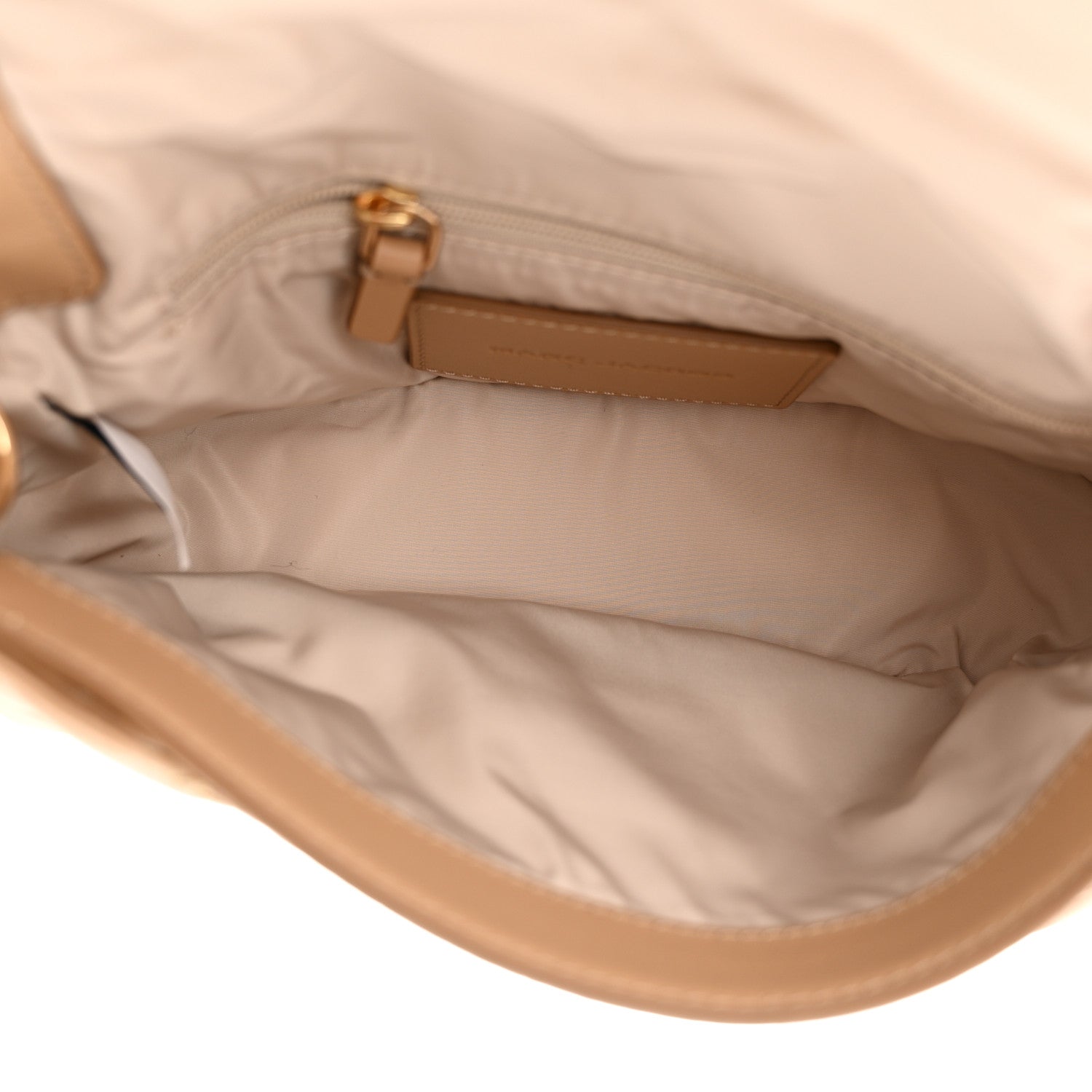 Marc Jacobs Lambskin Quilted J Marc Medium Shoulder Bag Camel 5 of 11