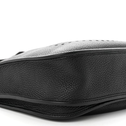 Hermes Taurillon Clemence Evelyne III PM Black 9 of 11