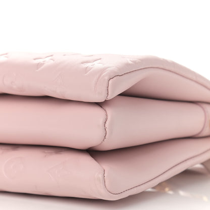 Louis Vuitton Lambskin Embossed Monogram Coussin PM Rose 8 of 9