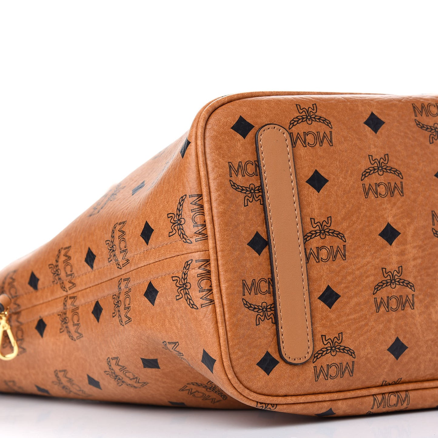Visetos Medium Liz Reversible Shopper Tote Cognac