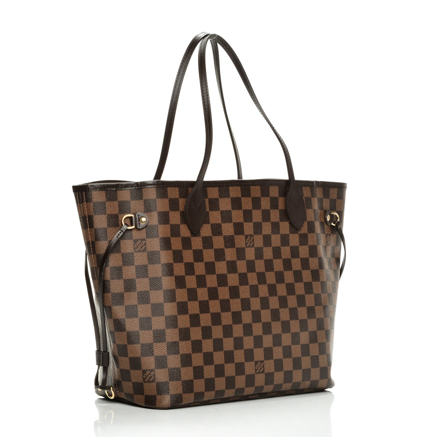 Damier Ebene Neo Neverfull MM Rose Ballerine