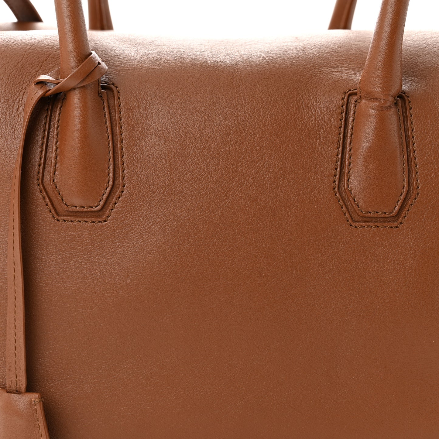 Calfskin Bowler Bag Brown