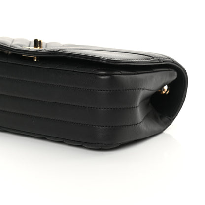 Chanel Calfskin Chevron Quilted Mini Statement Flap Black 10 of 13