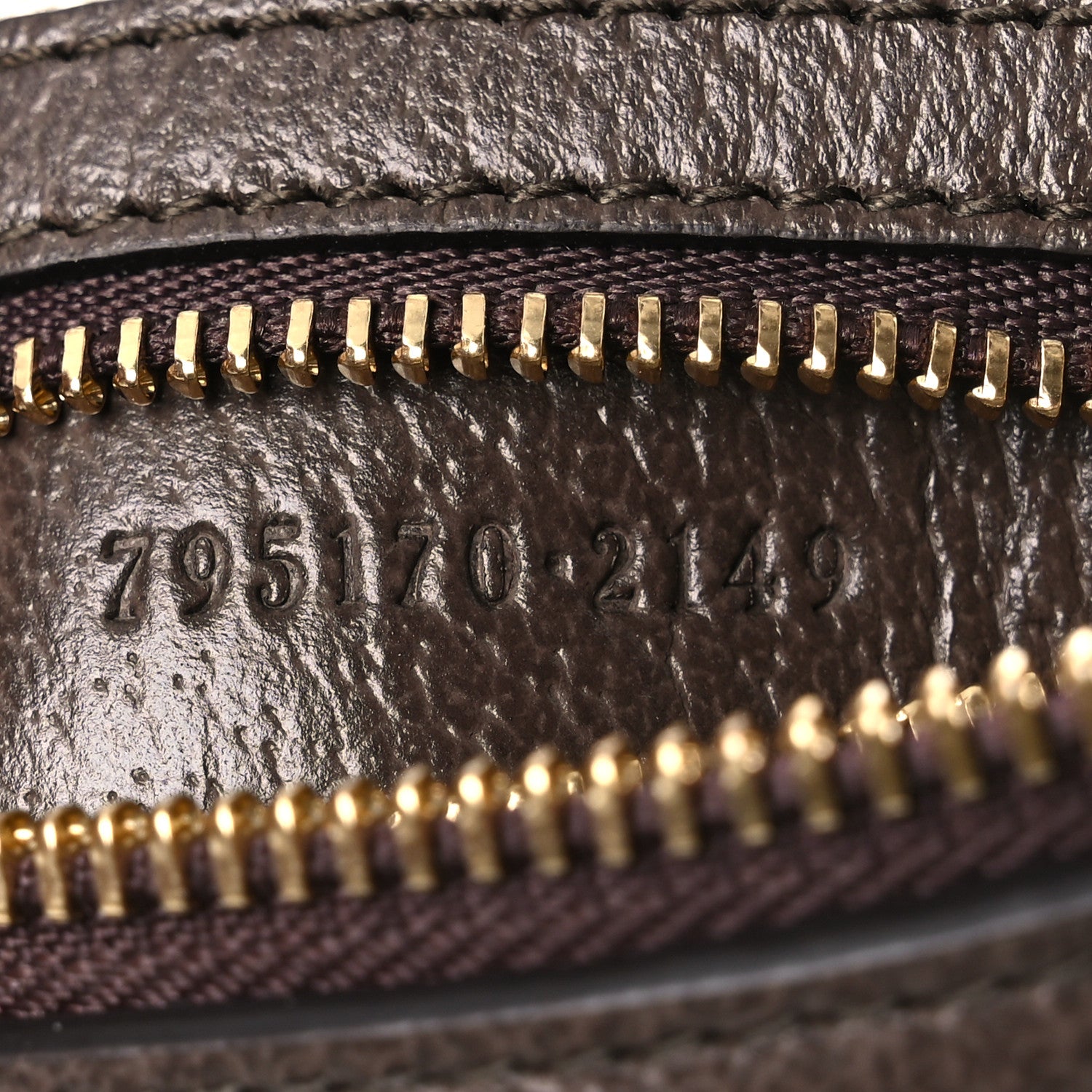 Gucci GG Supreme Monogram Textured Calfskin Web Super Mini Ophidia Shoulder Bag Beige Ebony New Acero 7 of 11