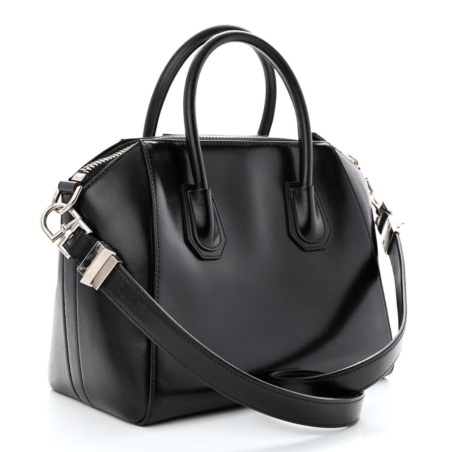 Givenchy Shiny Lord Calfskin Small Antigona Black 4 of 22