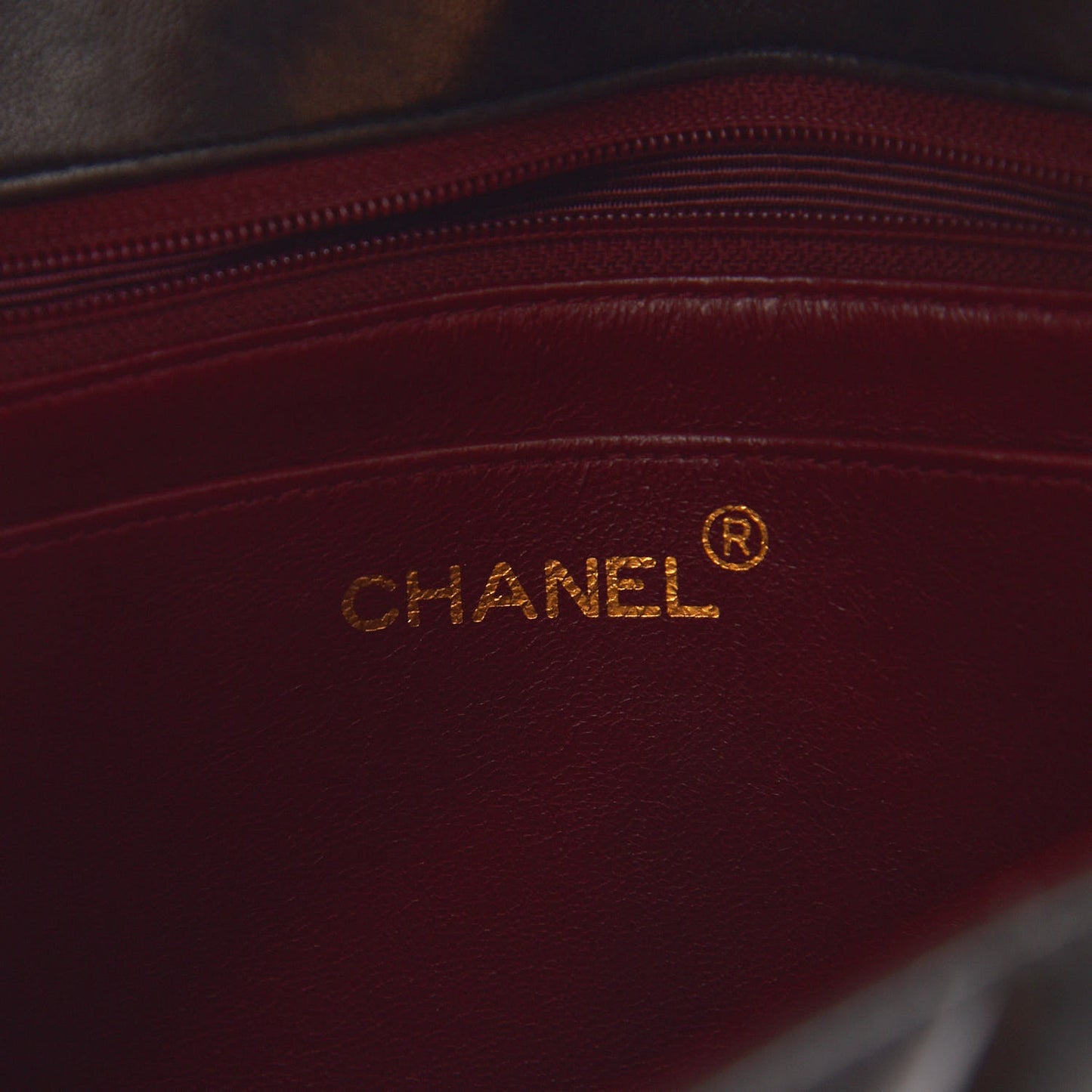 Lambskin Quilted Medium Single Flap Black