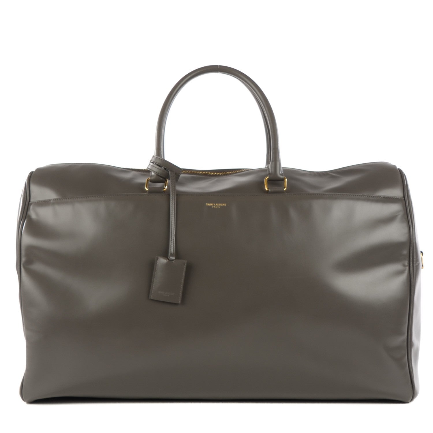 Saint Laurent Calfskin Classic Duffle 48 Earth 1 of 14