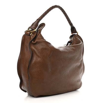 Chloe Calfskin Large Marcie Hobo Nut 3 of 17