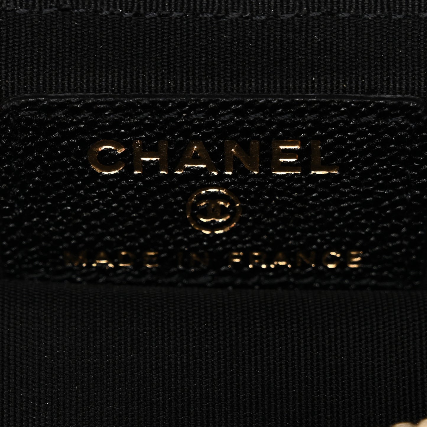 Caviar Quilted Mini Top Handle Vanity With Chain Black