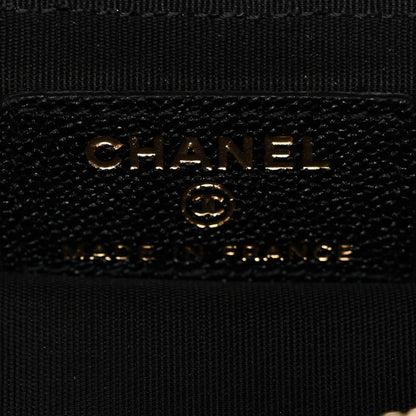Chanel Caviar Quilted Mini Top Handle Vanity With Chain Black 6 of 10