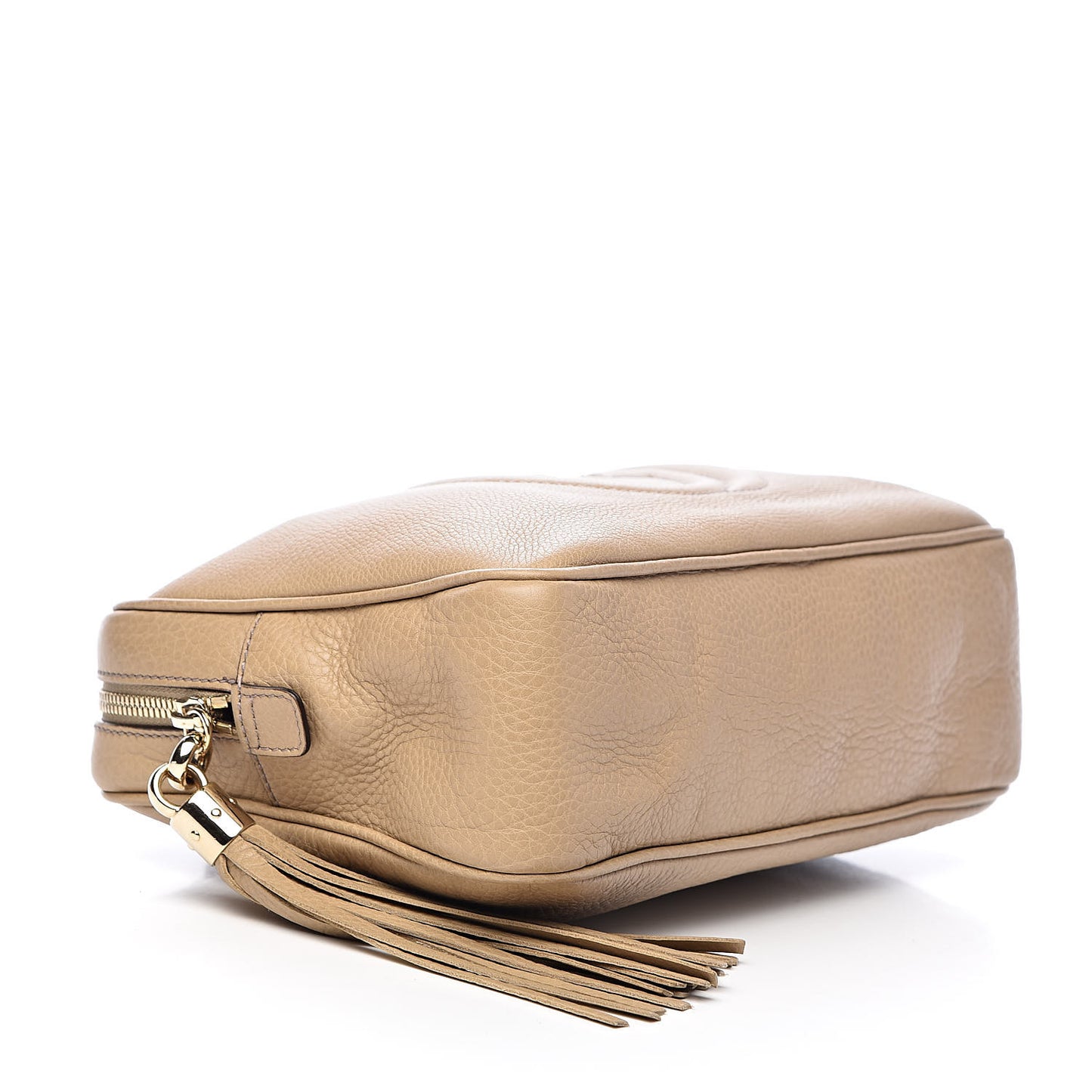 Pebbled Calfskin Small Soho Bowler Camelia