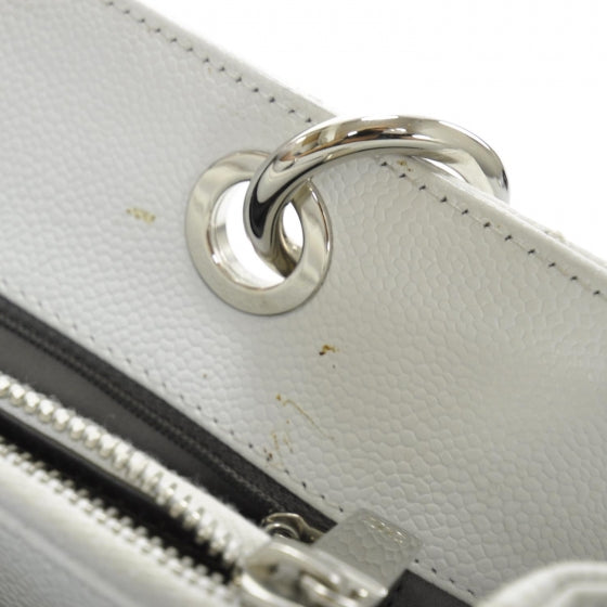 Caviar Grand Shopping Tote GST White