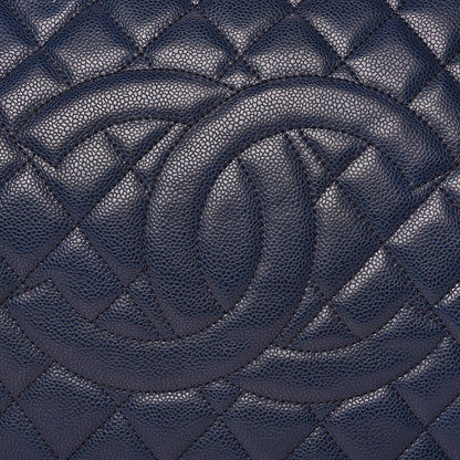Chanel Caviar Quilted Framed Bowling Bag Navy 11 of 11