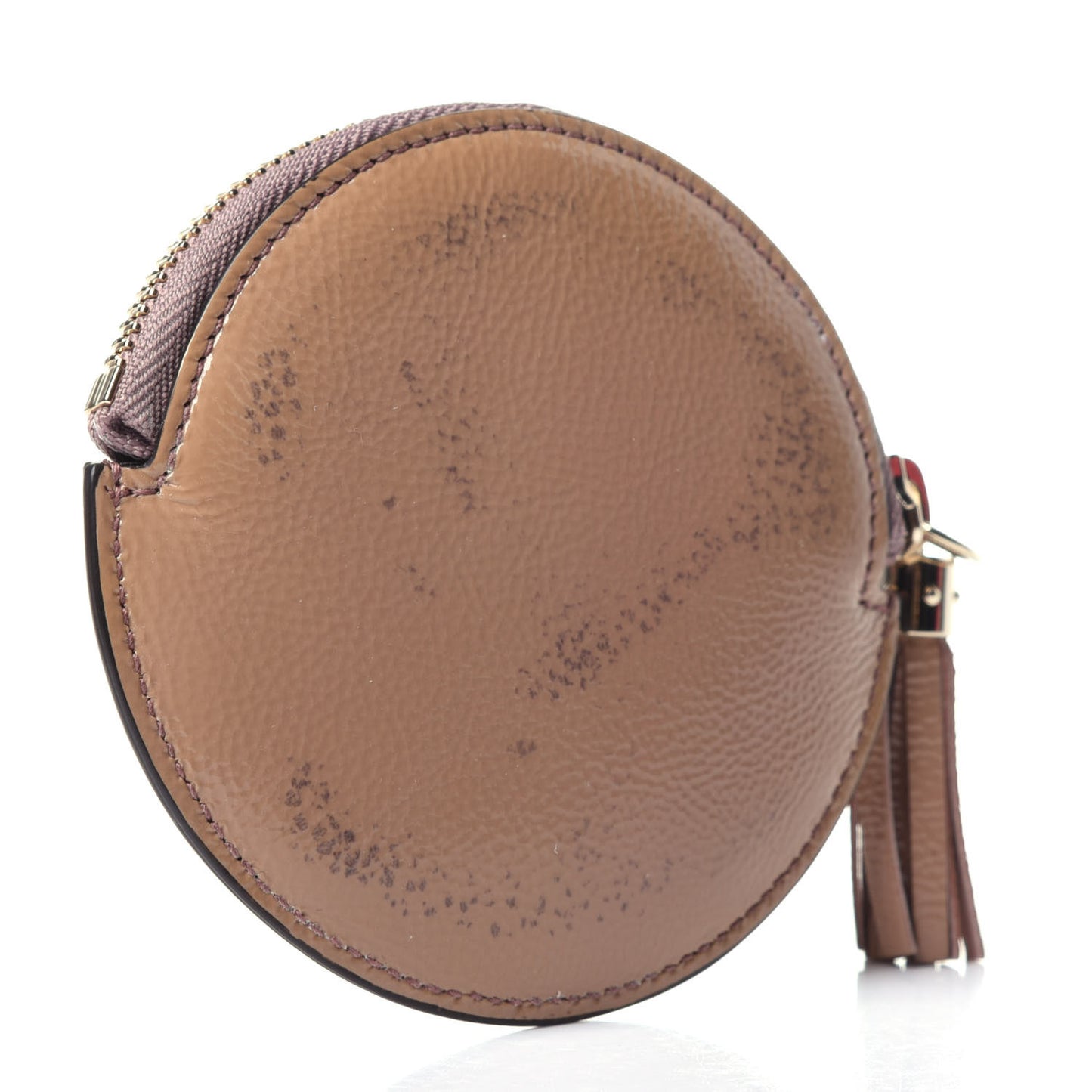 Patent Soho Round Coin Purse Dark Cipria