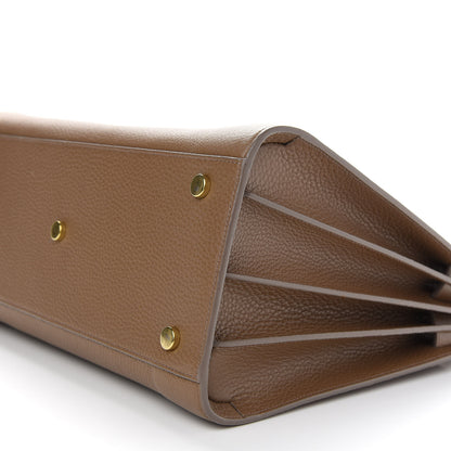 Saint Laurent Grained Calfskin Small Sac De Jour Taupe 8 of 8