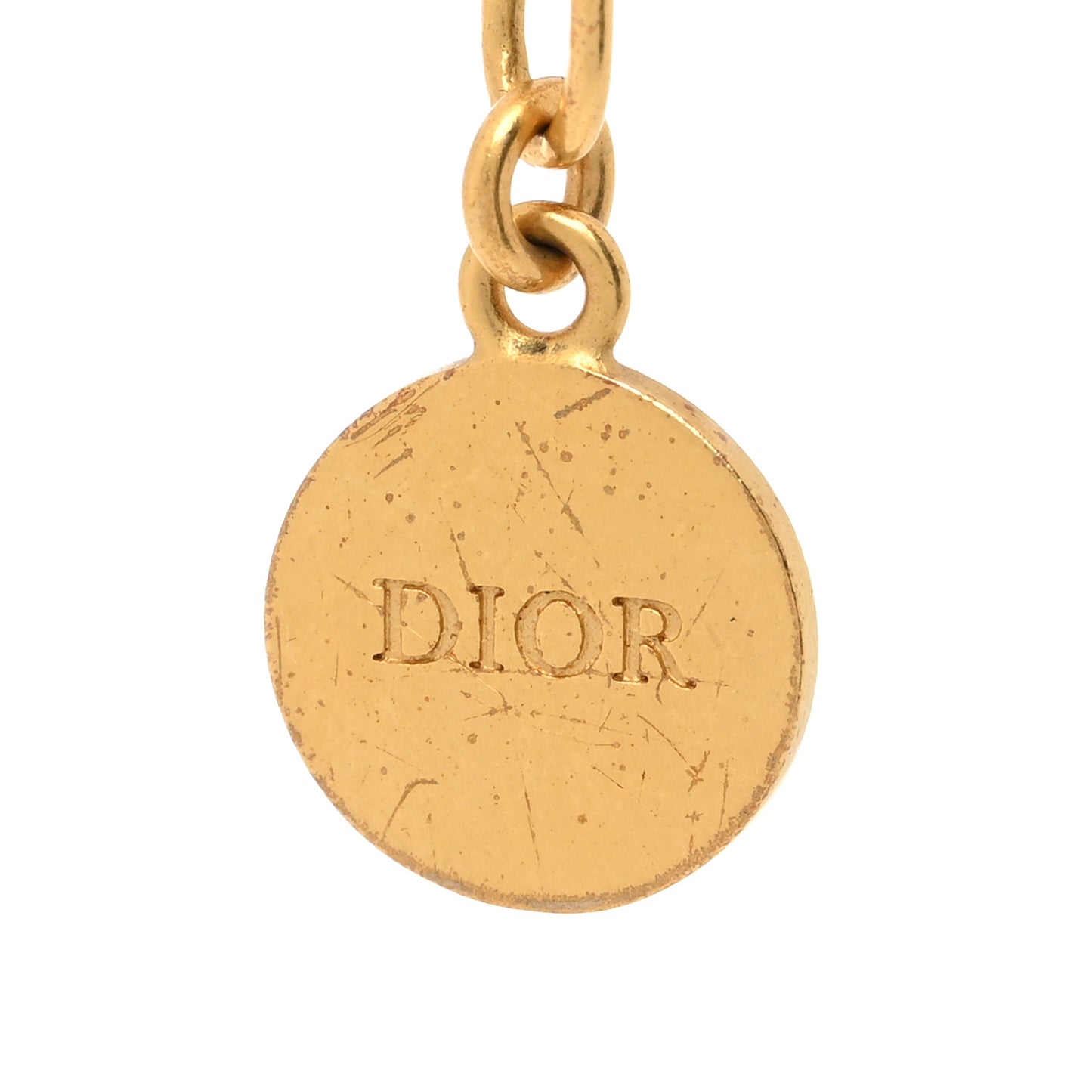 Metal Petit CD Chain Bracelet Gold