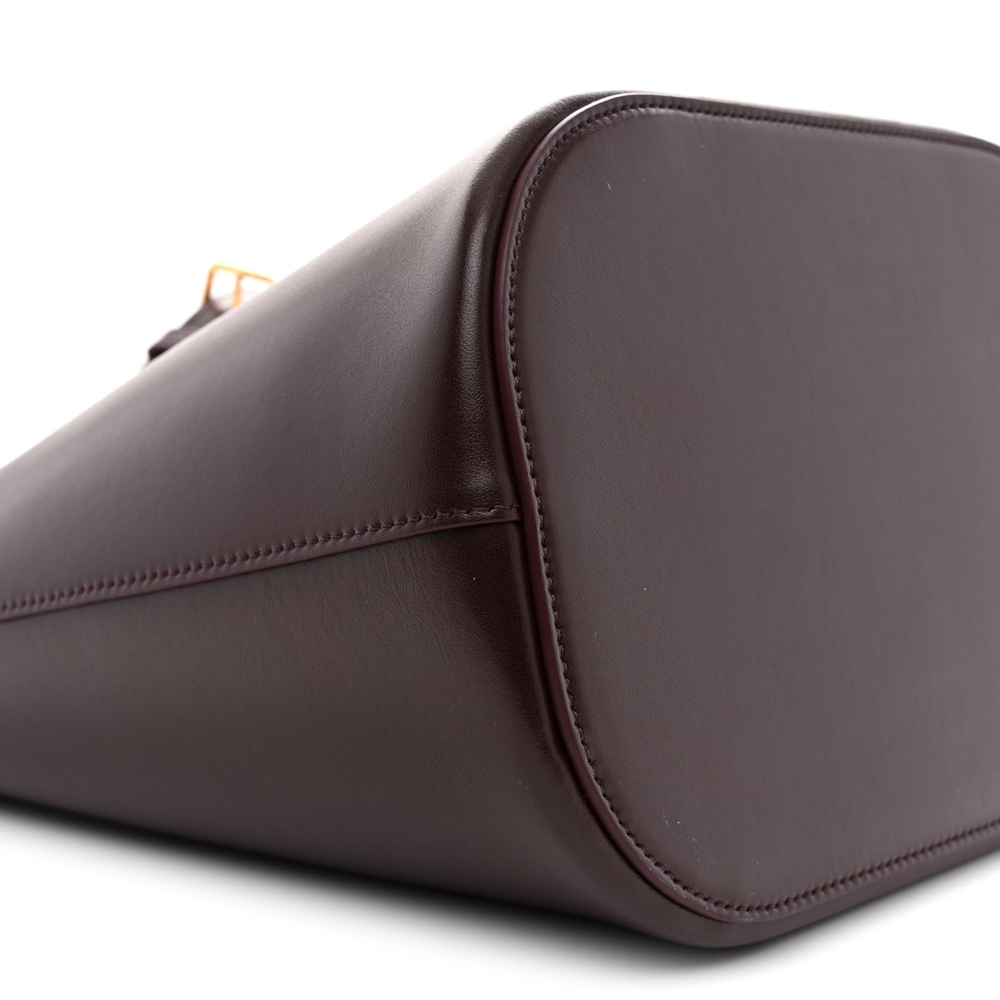 Smooth Calfskin Triomphe Medium Louise Bag Deep Burgundy