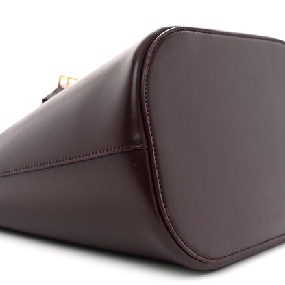Celine Smooth Calfskin Triomphe Medium Louise Bag Deep Burgundy 9 of 10