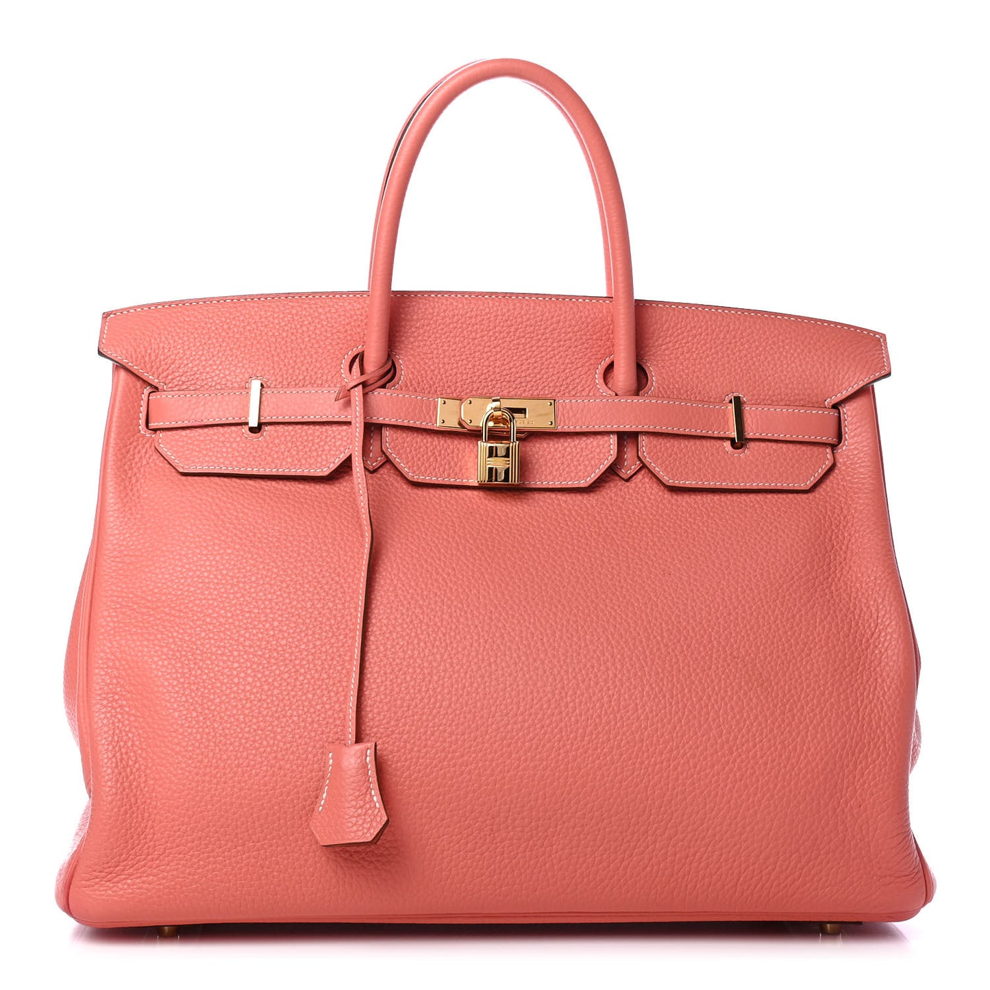 Taurillon Clemence Birkin 40 Crevette