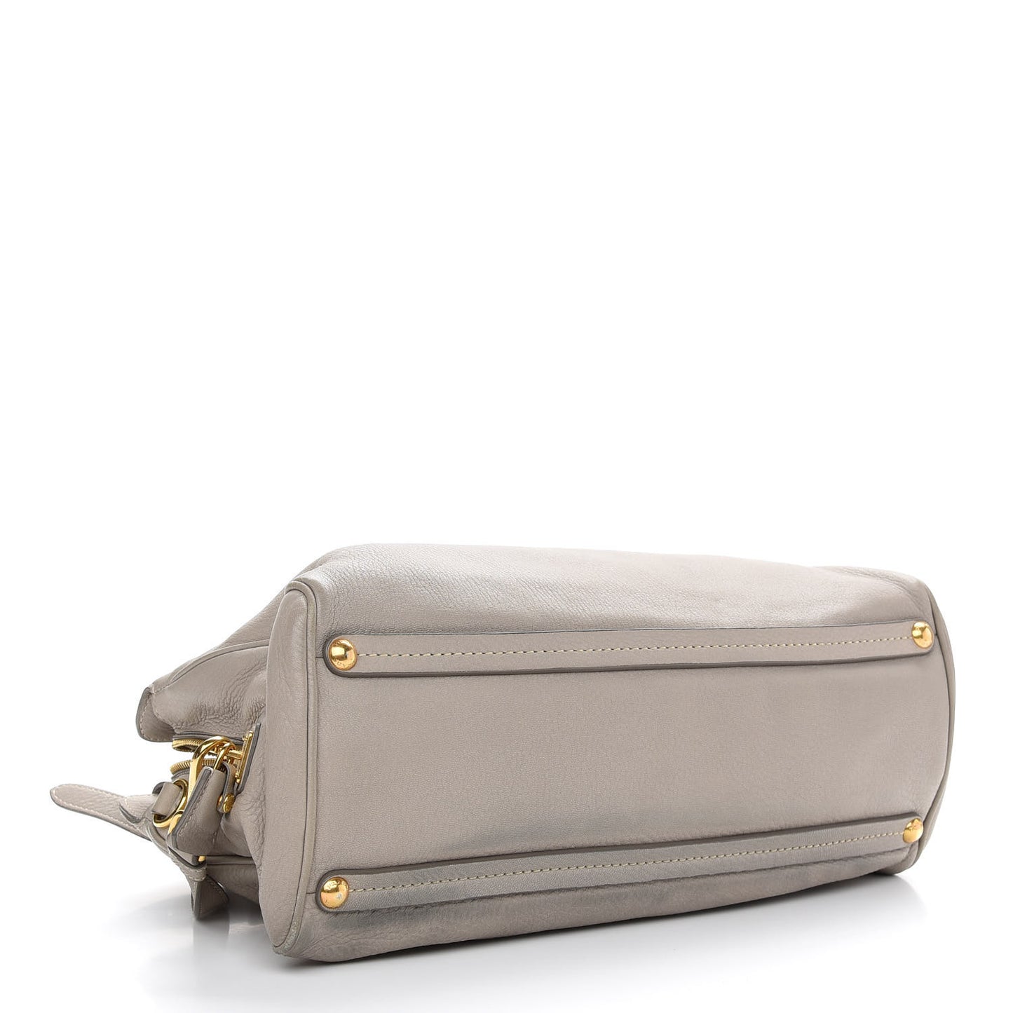 Vitello Shopping Satchel Argilla