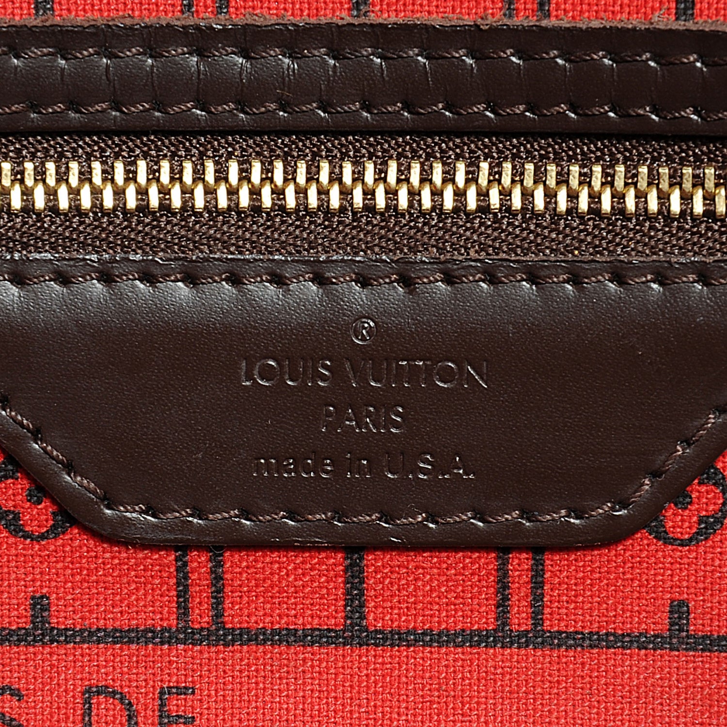 Louis Vuitton Damier Ebene Neverfull PM 7 of 8