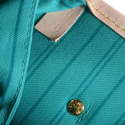 Louis Vuitton Monogram V Neverfull MM Turquoise 7 of 9