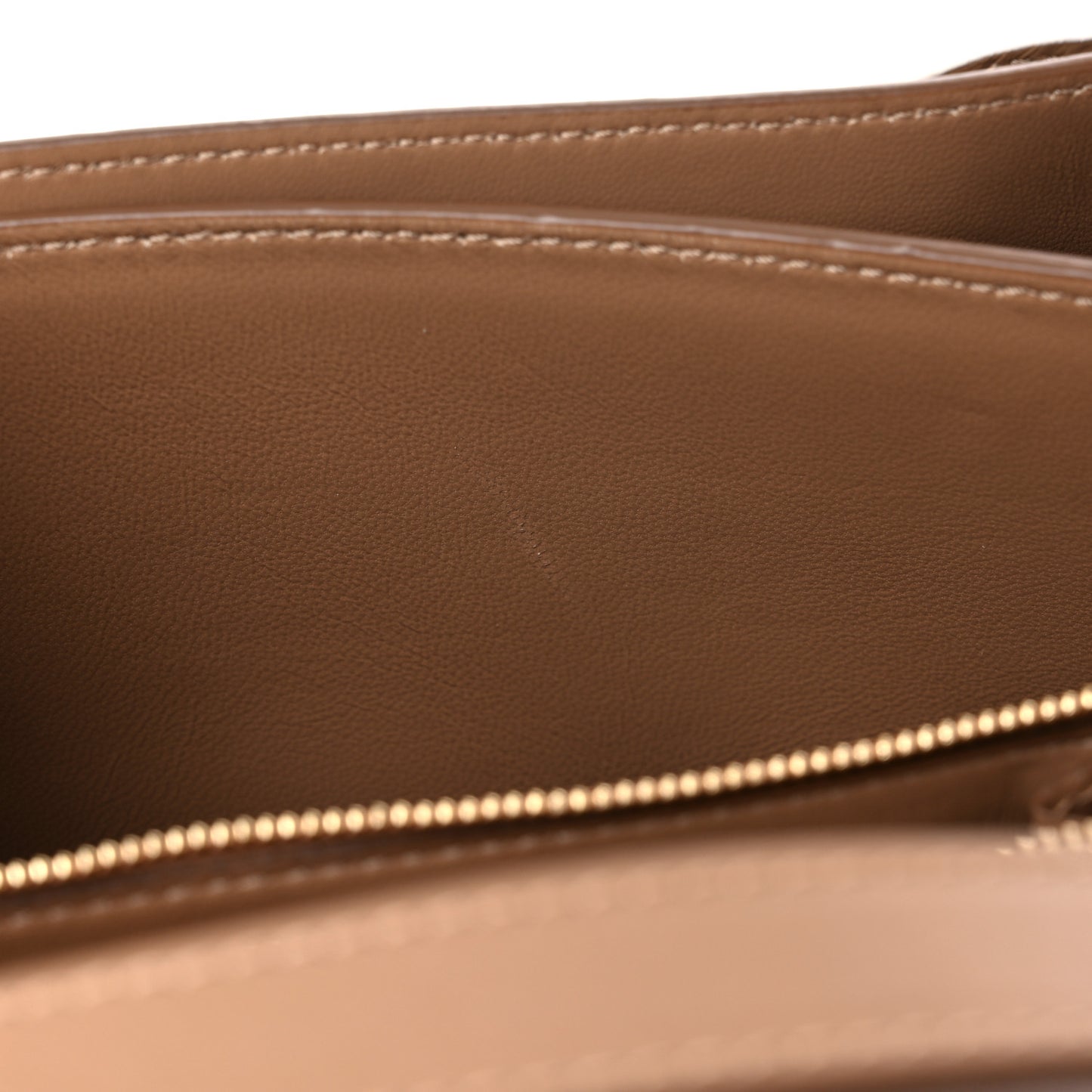 Smooth Calfskin Monogram Medium TB Bag Chalk White Camel