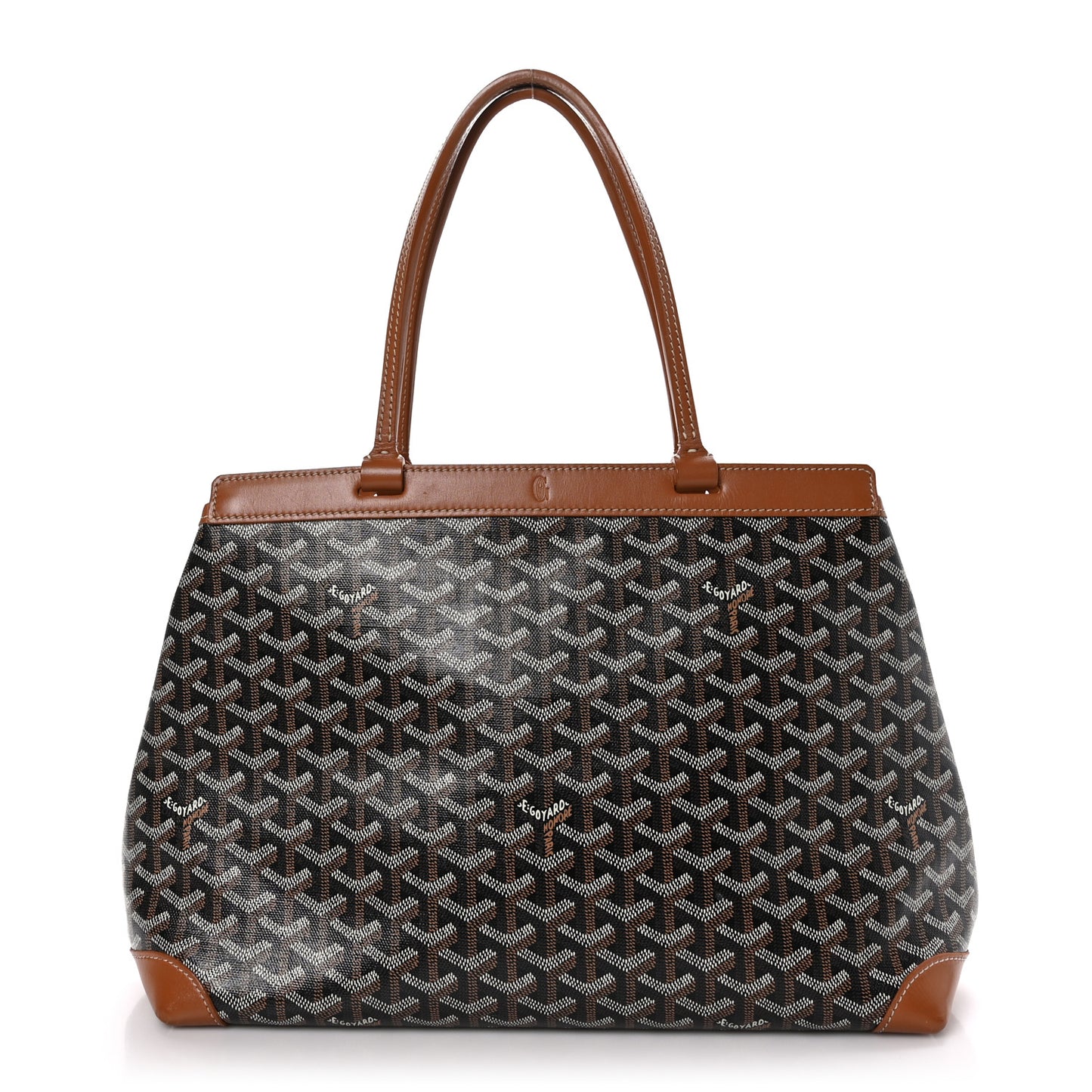 Goyardine Bellechasse Biaude Tote MM Black Gold