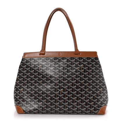 Goyard Goyardine Bellechasse Biaude Tote MM Black Gold 1 of 10