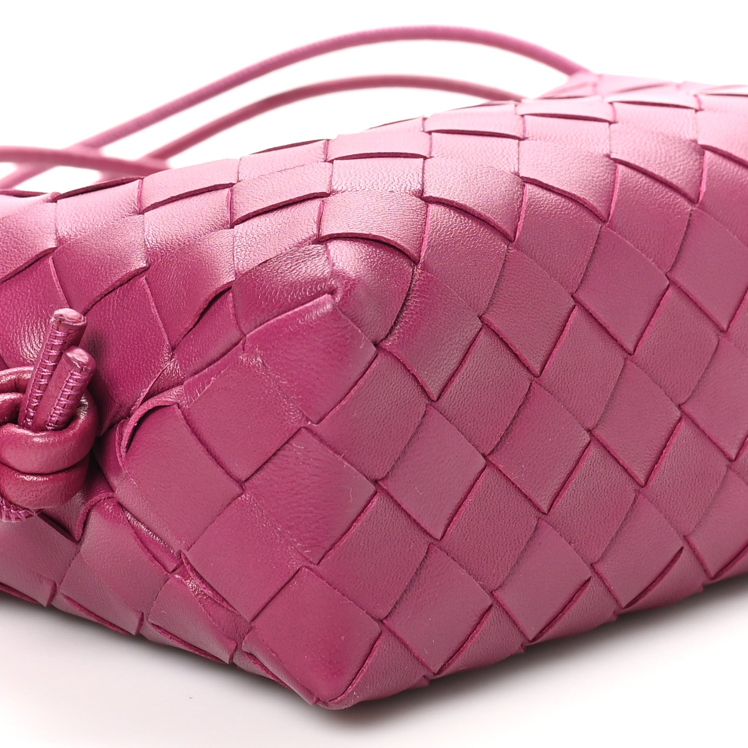 Bottega Veneta Nappa Intrecciato Mini Loop Camera Bag Cinnabar