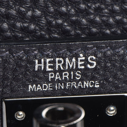 Hermes Togo Bi-Color Kelly Retourne 28 Indigo Blue Jean 19 of 64