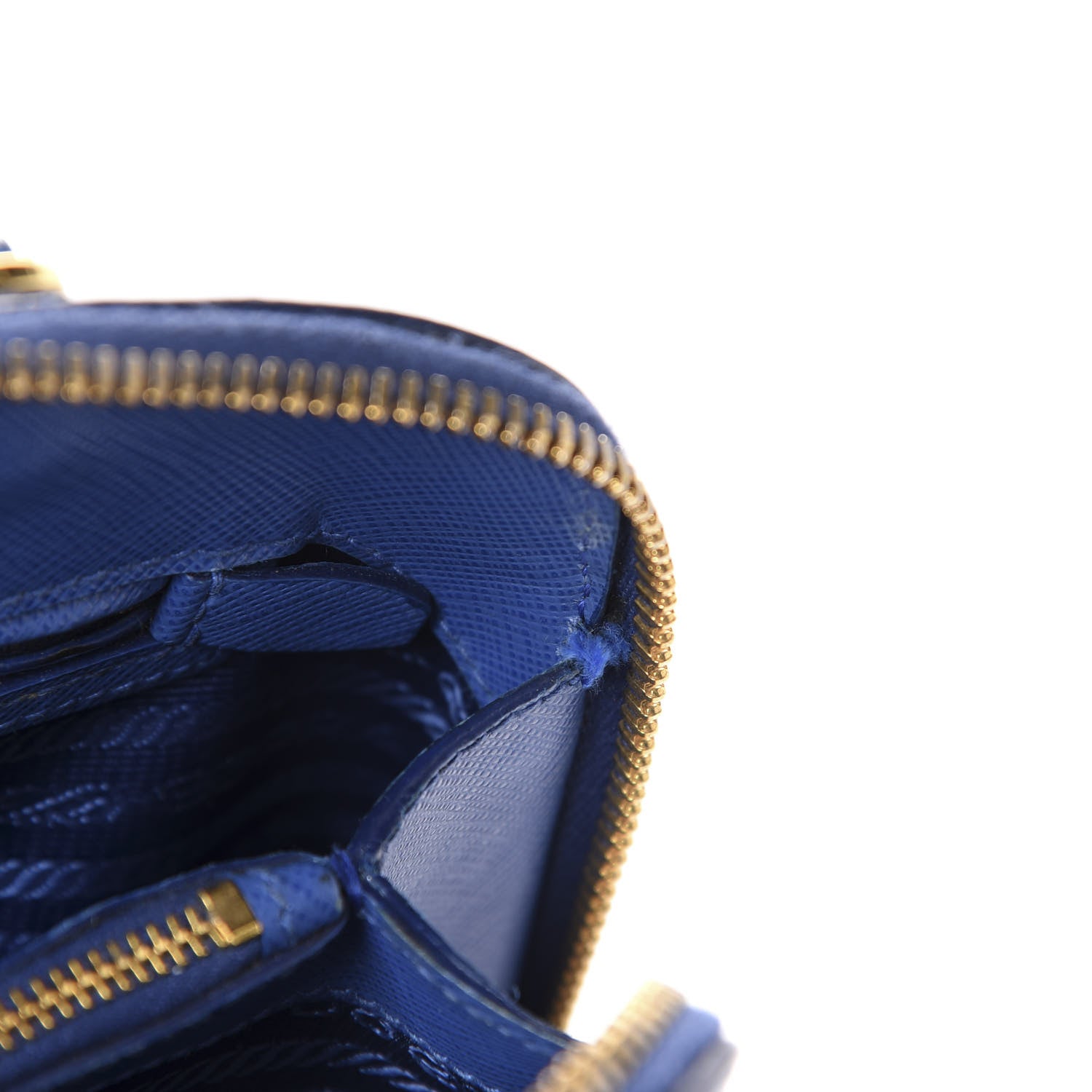 Prada Saffiano Lux Small Promenade Tote Azzurro 11 of 20