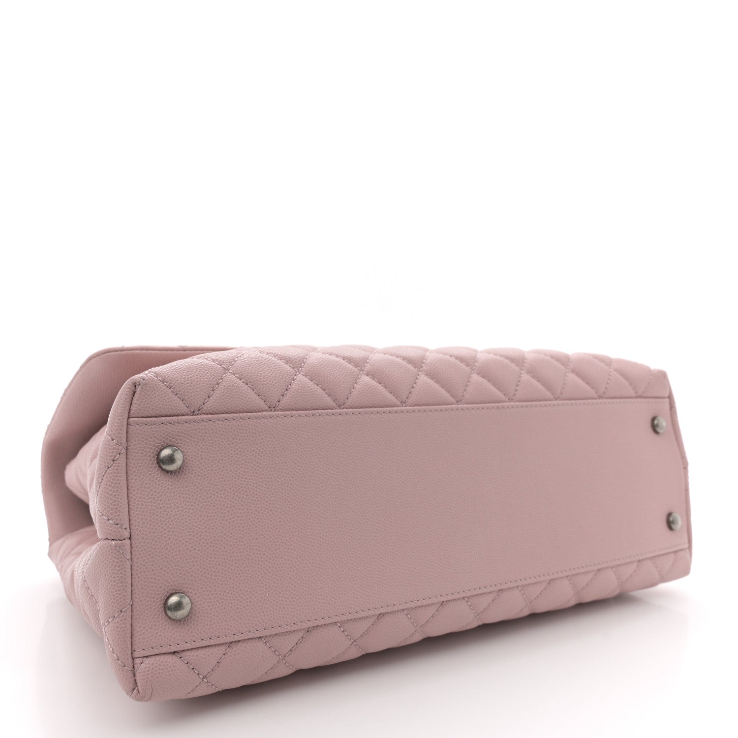 Chanel Caviar Quilted Medium Coco Handle Flap Light Pink 4 of 10