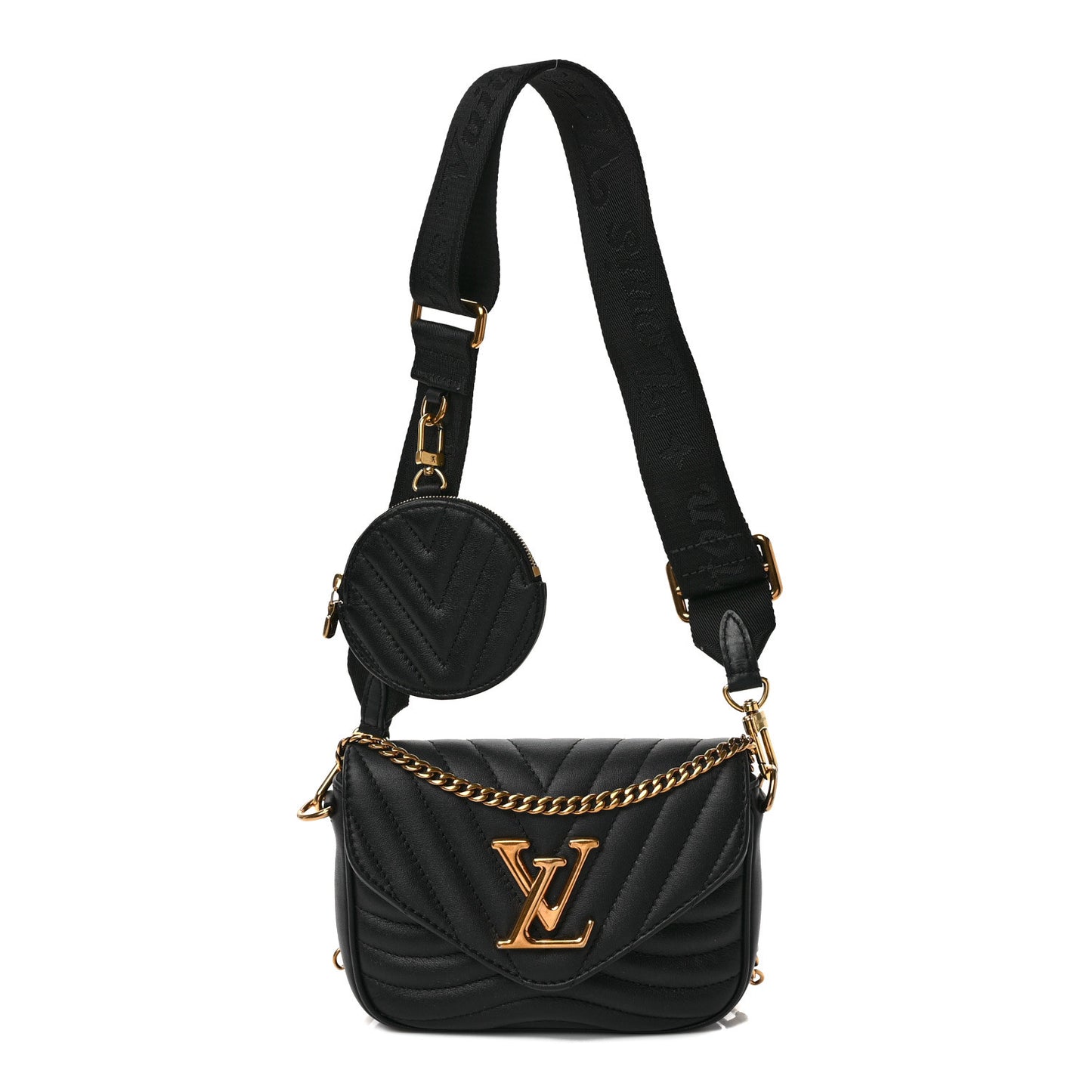 Calfskin New Wave Multi Pochette Black