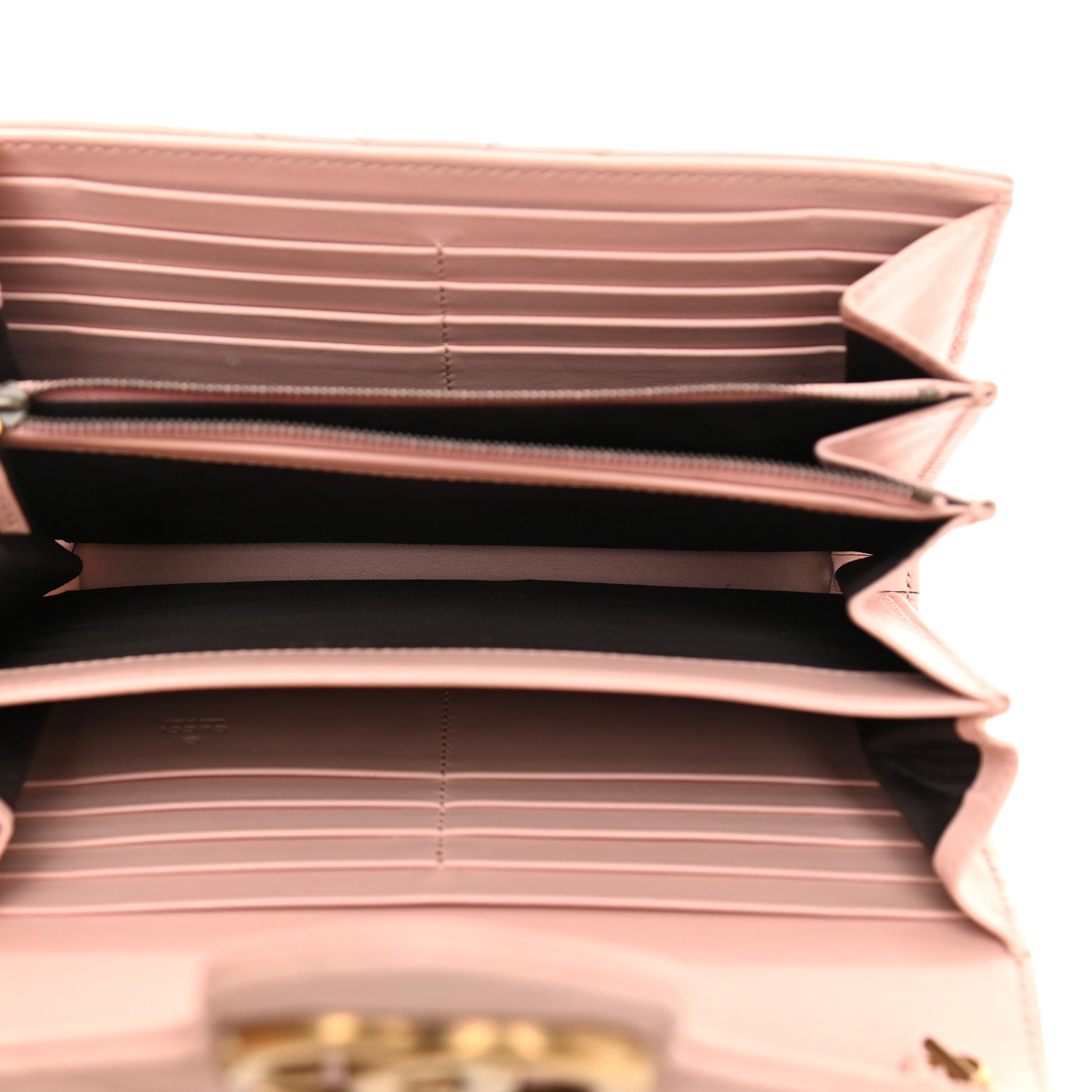 Gucci Calfskin Matelasse GG Marmont Chain Wallet Perfect Pink 5 of 10
