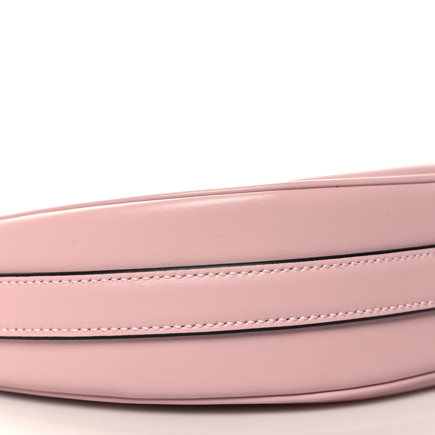 Soft Calfskin Arque Shoulder Bag Alabastro