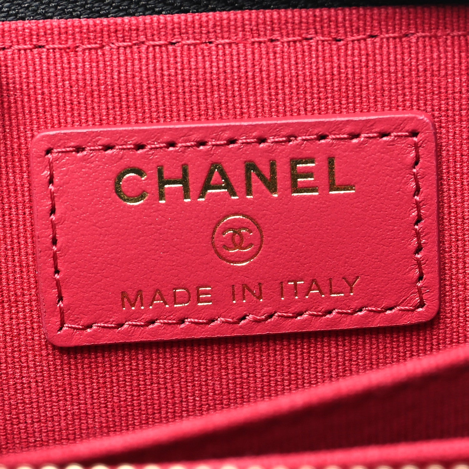 Chanel Lambskin Quilted Chanel 19 Zip Around Coin Purse Wallet Black 7 of 9