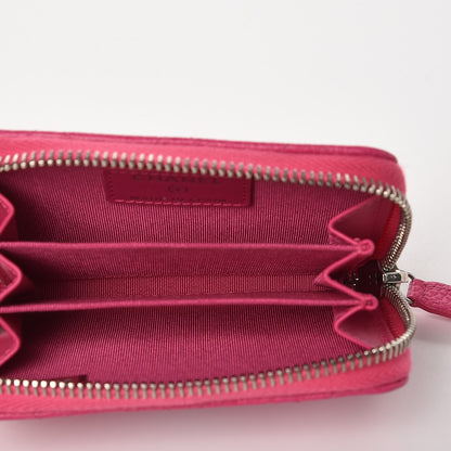 Chanel Caviar Quilted Zip Coin Purse Pink 5 of 8