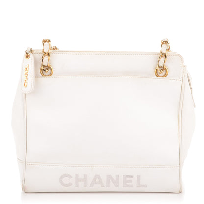Chanel Caviar Shoulder Bag White 1 of 14