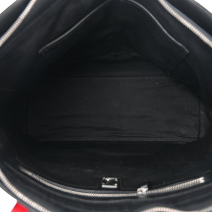 MCM Calfskin Ottomar Monogram Medium Klara Shopper Tote Black 5 of 11