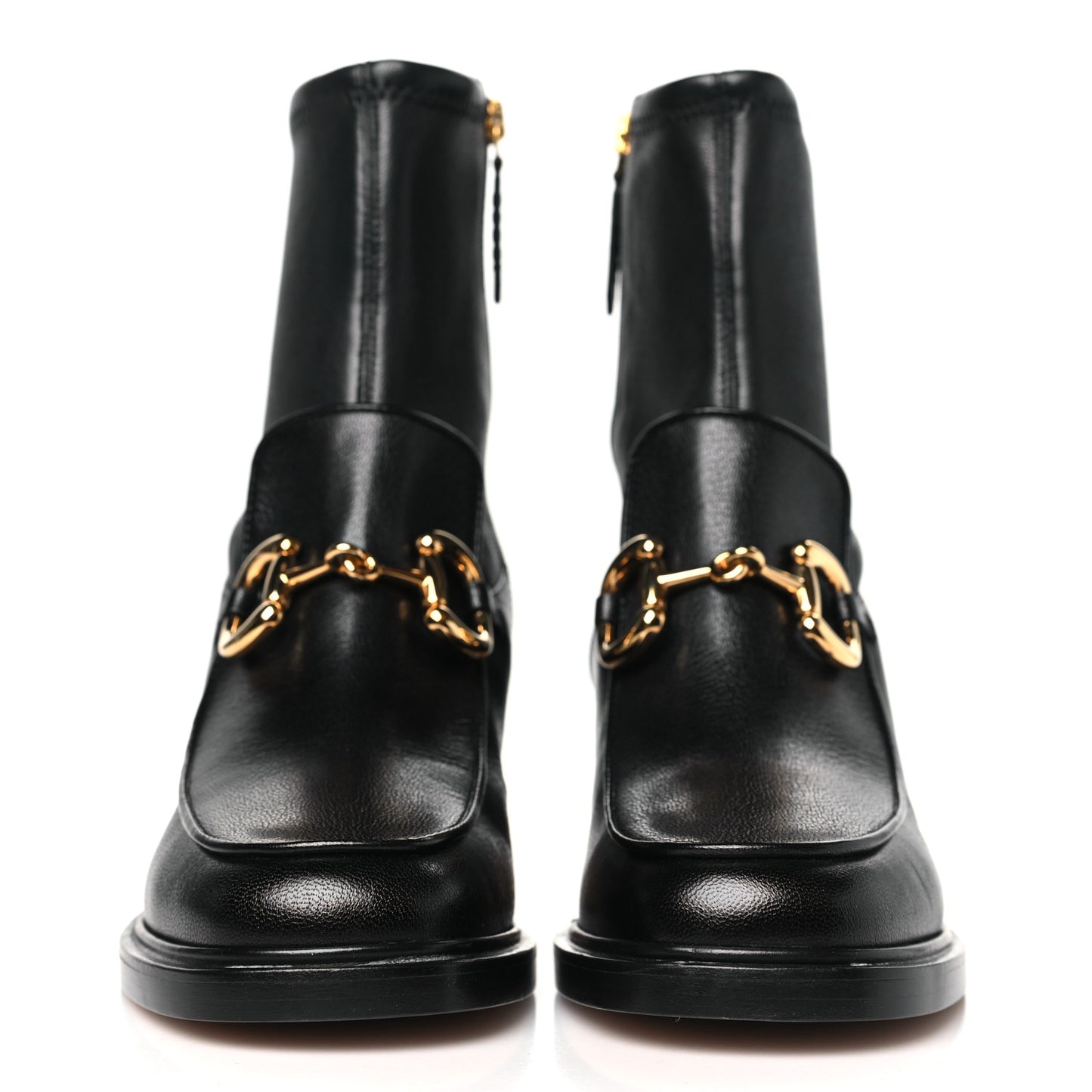Quentin Nappa Stretch Granada Kid Horsebit 55mm Ankle Boots 38 Black