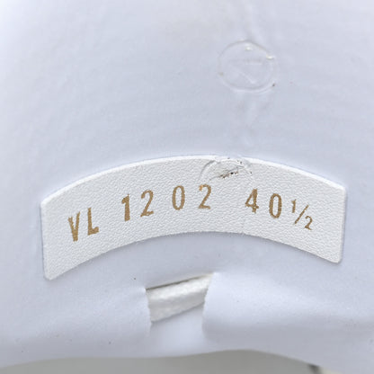 Louis Vuitton Monogram Calfskin Run 55 Sneakers 40.5 White 9 of 9