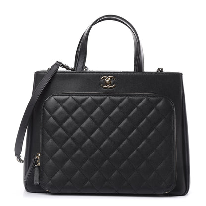 Chanel Caviar Quilted Large Business Affinity Shopping Bag Black 1 of 10