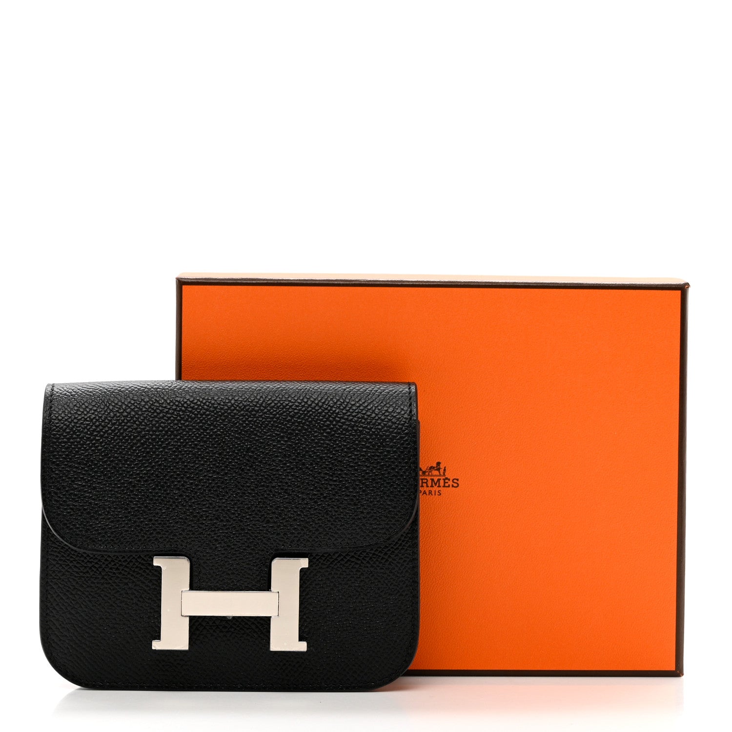 Hermes Epsom Constance Slim Wallet Black 8 of 8