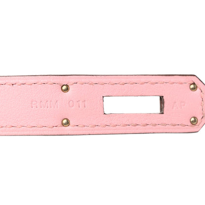 Hermes Veau Swift Sac Berline 28 Rose Sakura Argile 7 of 11