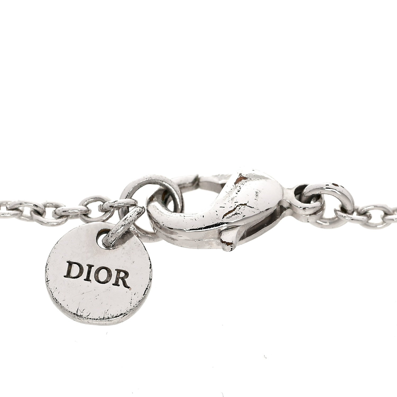 Christian Dior Crystal CD Bracelet Silver 5 of 6